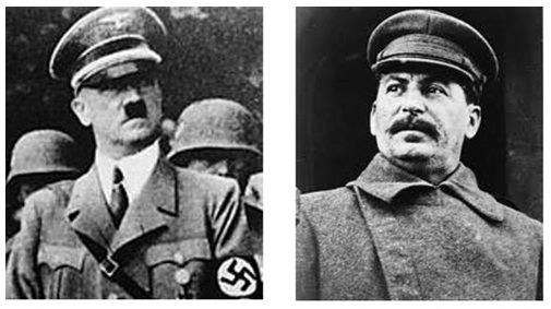 Hitler ideology vs stalin